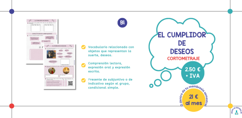 Cortos para la clase de ELE: el cumplidor de deseos.