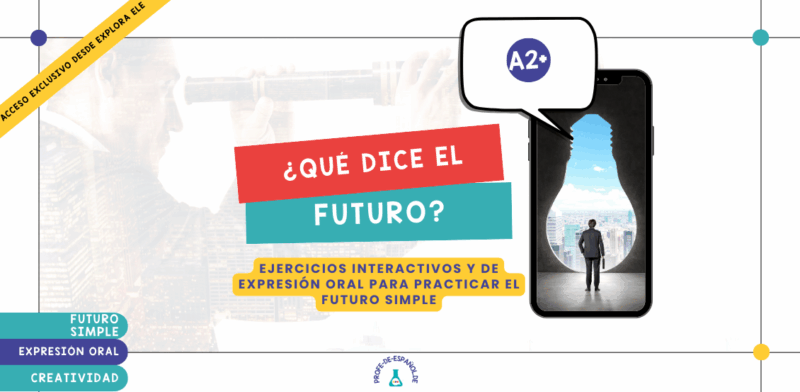 Ejercicios interactivos para practicar el futuro simple.